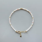 Tiny Pink Opal Bracelet -Dainty Gemstone Jewelry