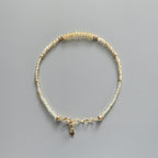 Tiny Ombre Citrine Bracelet - Dainty November Birthstone Jewelry