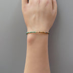 Tiny Arizona Turquoise Bracelet - Dainty December Birthstone