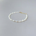 Tiny Ethiopian Opal Bracelet -Dainty October Birthstone