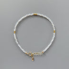 Tiny Blue Lace Agate Bracelet Dainty Gemstone Beaded Bracelet Everyday Stacking Jewelry Minimalist Crystal Birthday Gift Host Bridesmaid