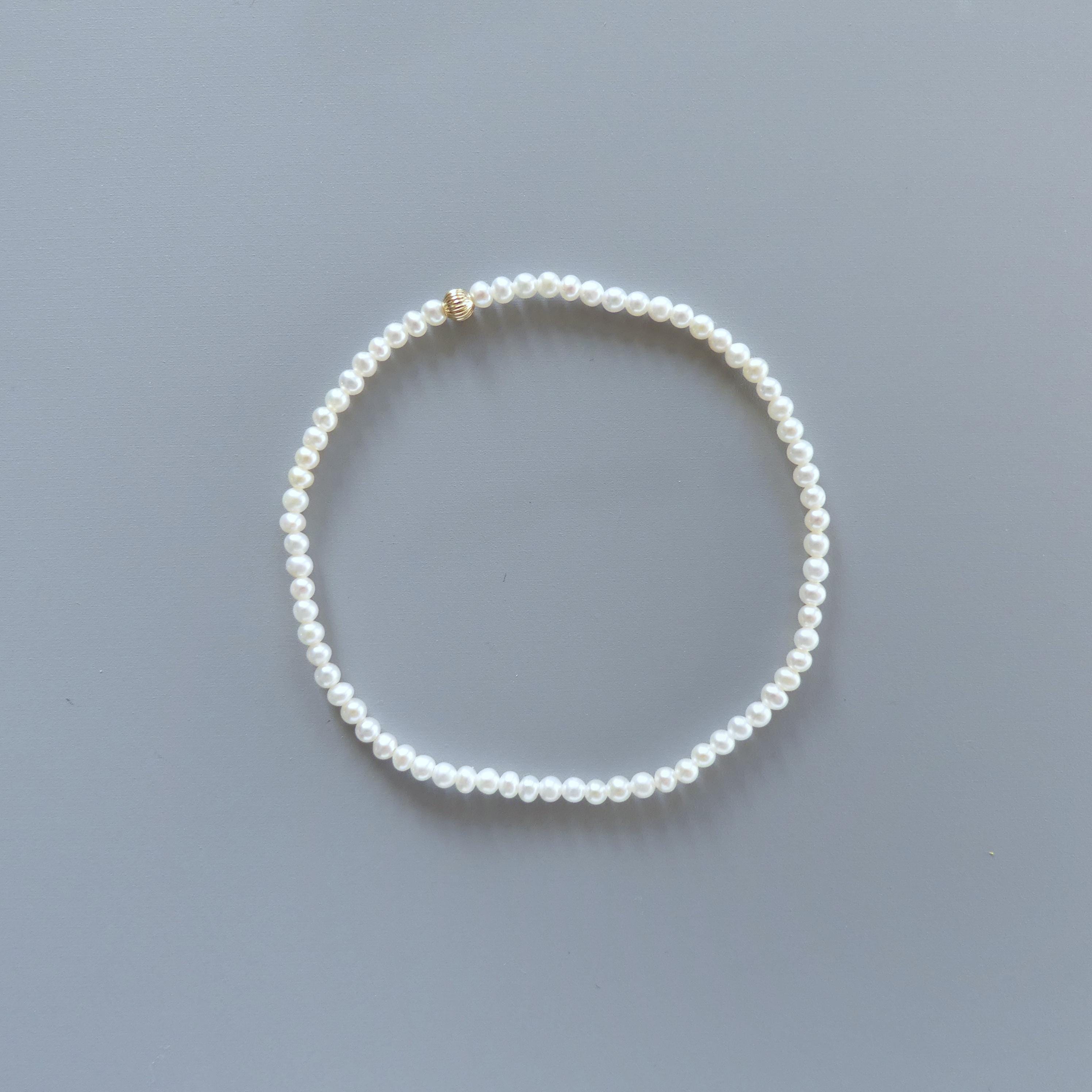 Natural Pearl Stretch Bracelet Simple Dainty Pearl Jewelry Minimalist June Birthstone 30th Anniversary Gift Bridesmaids Bridal Jewelry