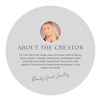 Hello I am Alina-the hands, eyes, and heart behind Dainty Gems Jewelry. I design, hand-sting, photograph, pack, and ship every piece myself with care and a little sparkle. Thank you for supporting handmade-it truly means the world!