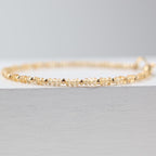 Tiny Citrine Bracelet Dainty Gemstone Beaded Bracelet Yellow Crystal Minimalist Jewelry November Birthstone Gift for Women Mom Wife Daughter