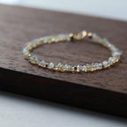 Ethiopian Opal Bracelet Dainty Gemstone Beaded Minimalist Opal Jewelry October Birthstone Mom Birthday Gift 14th Anniversary Wife Mom