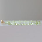 Dainty Peridot Bracelet Gemstone Beaded Bracelet Green Crystal Minimalist Jewelry Healing August Birthstone Birthday Gift for Wife Daughter