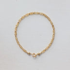 Tiny Citrine Bracelet Dainty Gemstone Beaded Bracelet Yellow Crystal Minimalist Jewelry November Birthstone Gift for Women Mom Wife Daughter