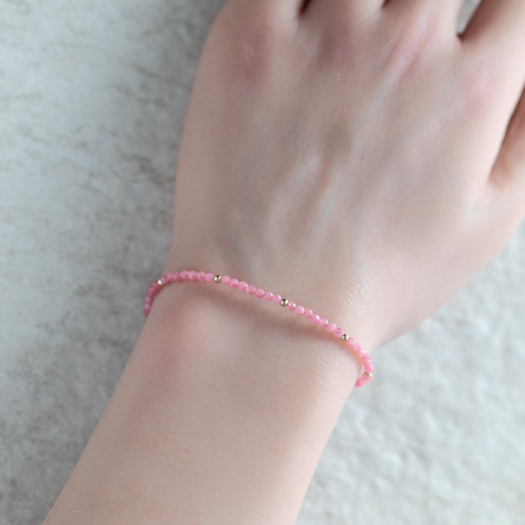 Tiny Rhodonite Bracelet