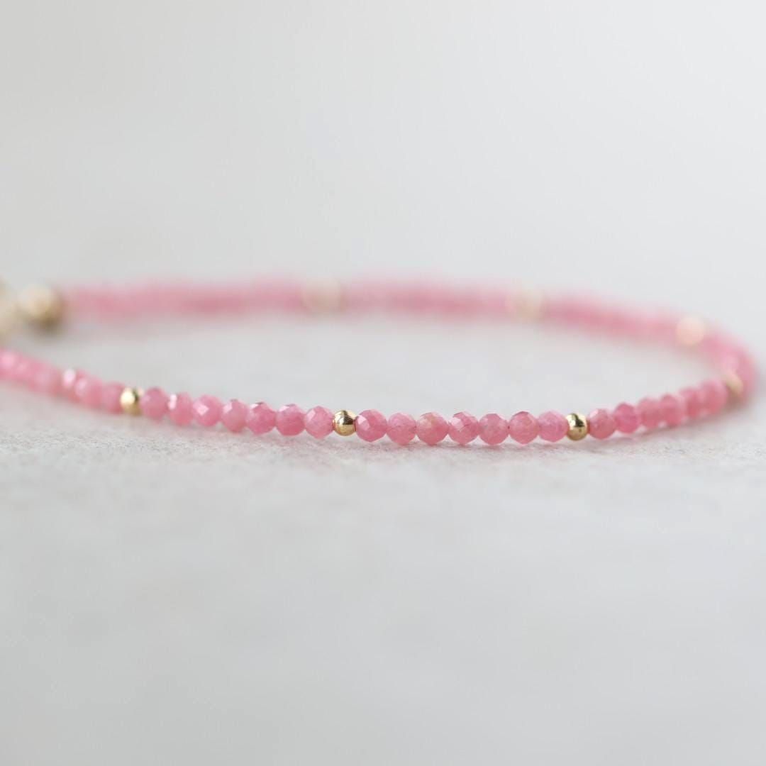 Tiny Rhodonite Bracelet