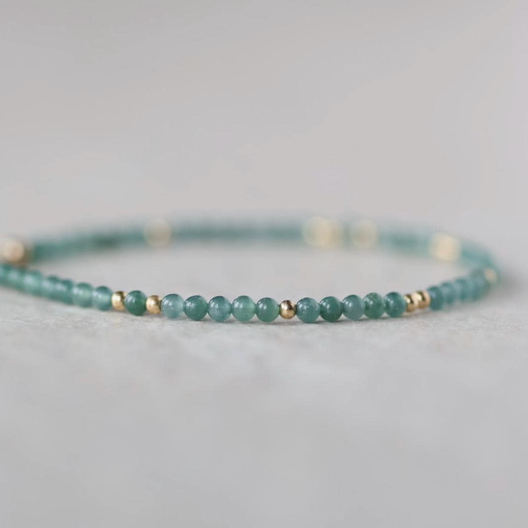 Guatemala Jade Dainty Bracelet