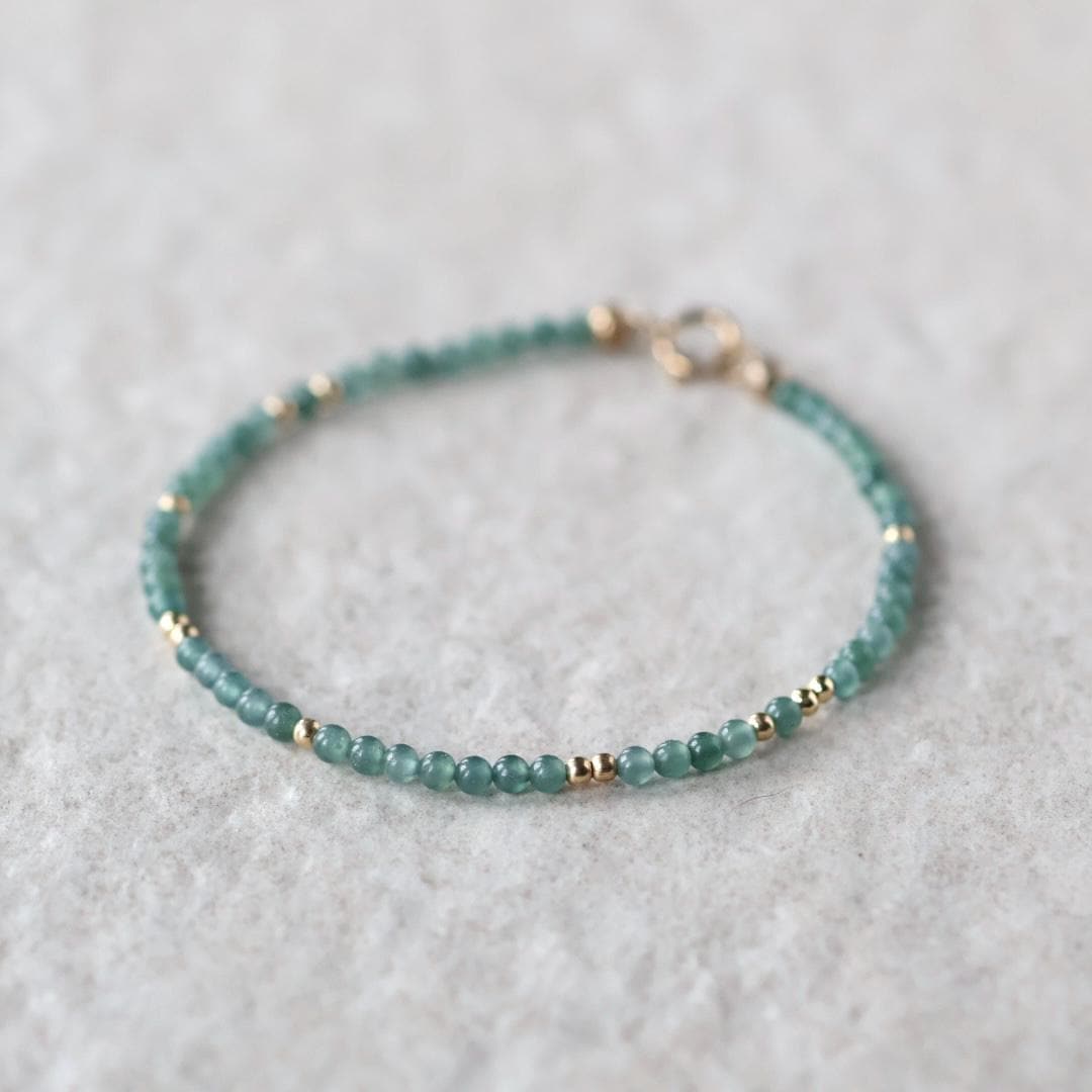 Guatemala Jade Dainty Bracelet