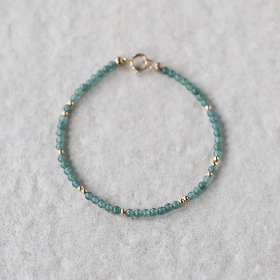 Guatemala Jade Dainty Bracelet