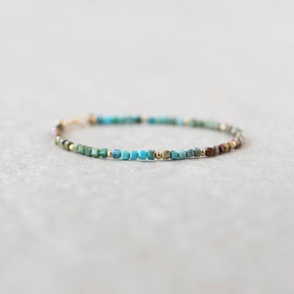 Tiny Arizona Turquoise Bracelet