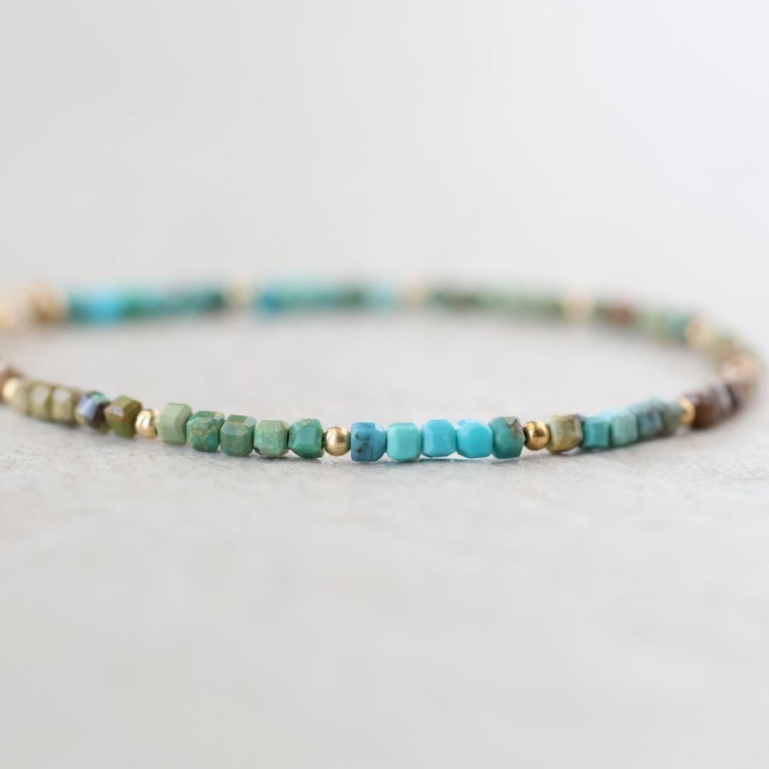 Tiny Arizona Turquoise Bracelet