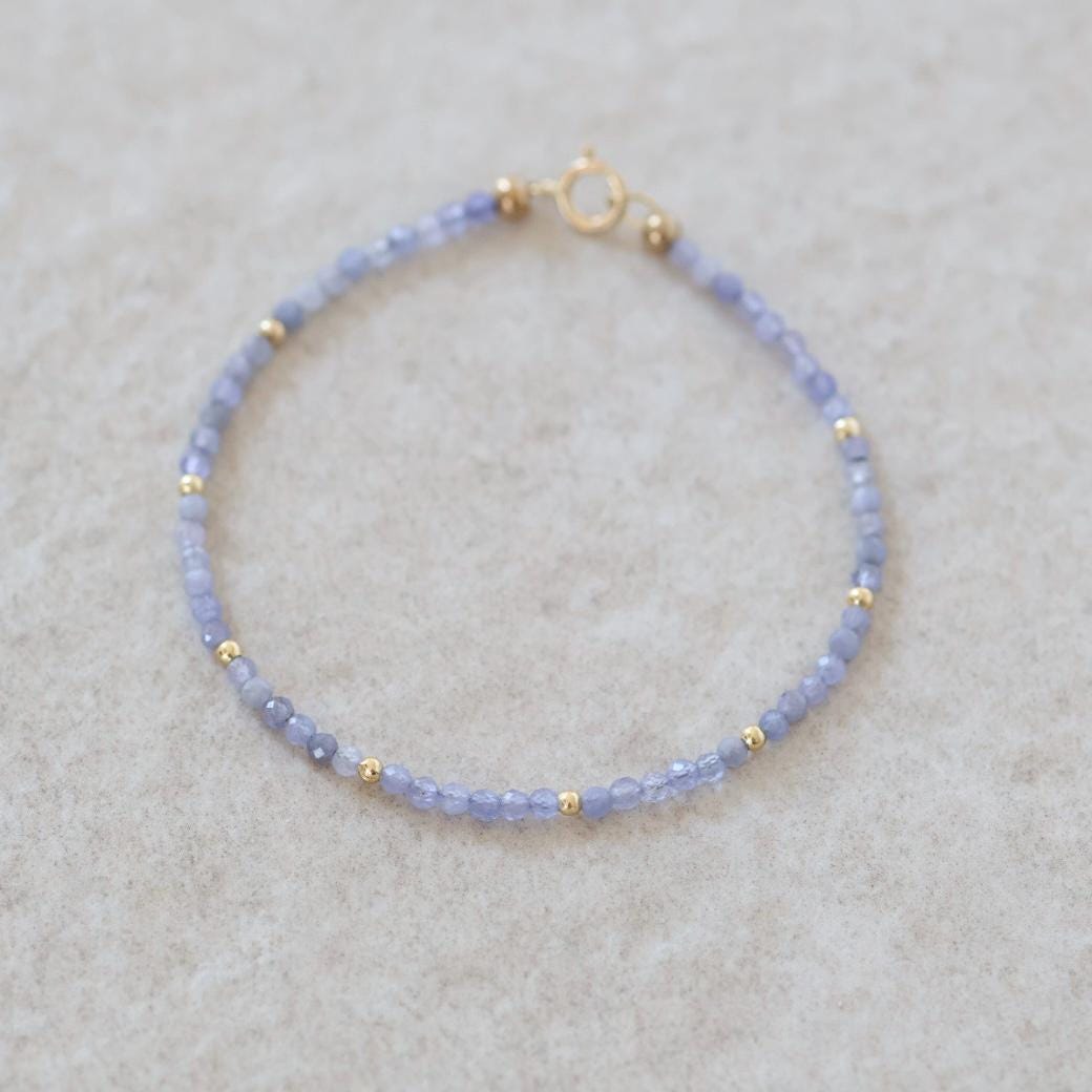 Dainty Tanzanite Bracelet