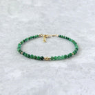 genuine jade dainty beaded bracelet good luck jewelry gift unique and meaningful