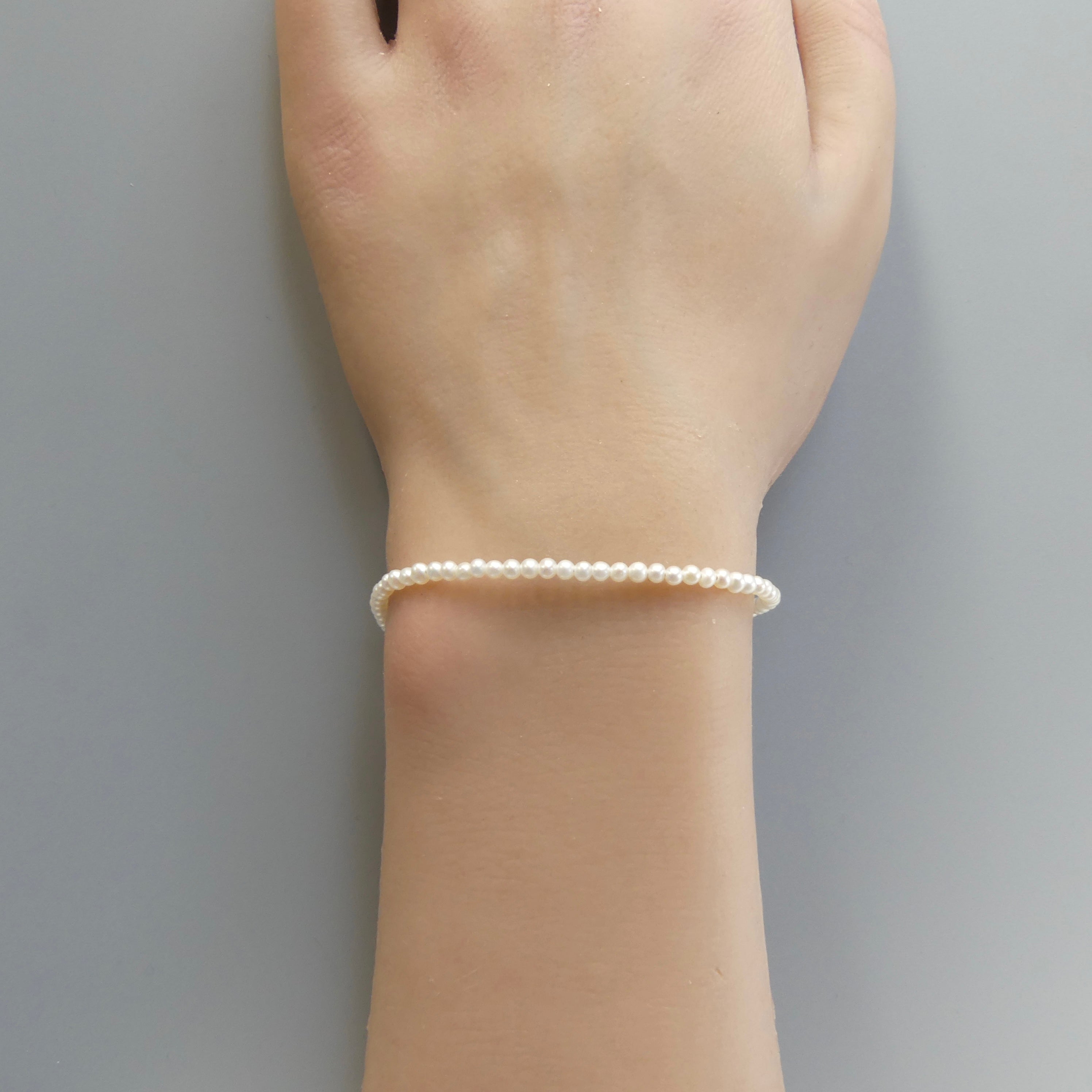 Natural Pearl Bracelet Simple Dainty Freshwater Pearl Jewelry Minimalist June Birthstone 30th Anniversary Gift Bridesmaids Bridal Jewelry