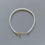 Natural Pearl Bracelet Simple Dainty Freshwater Pearl Jewelry Minimalist June Birthstone 30th Anniversary Gift Bridesmaids Bridal Jewelry