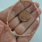 Tiny Pink Aventurine Bracelet Dainty Gemstone Beaded Bracelet Everyday Jewelry Everyday Minimalist Crystal Birthday Gift Mom Wife Daughter