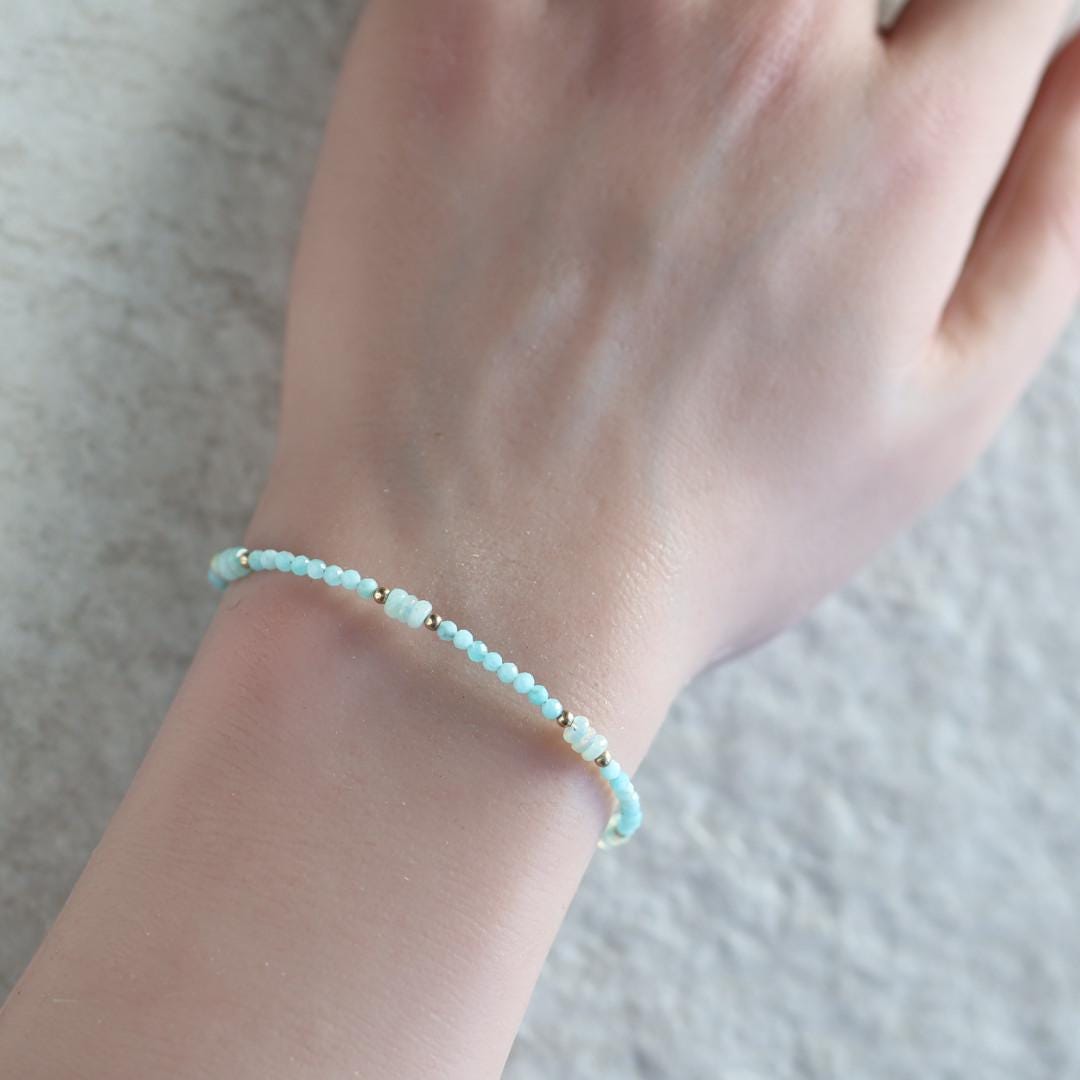 Tiny Opal and Amazonite Bracelet