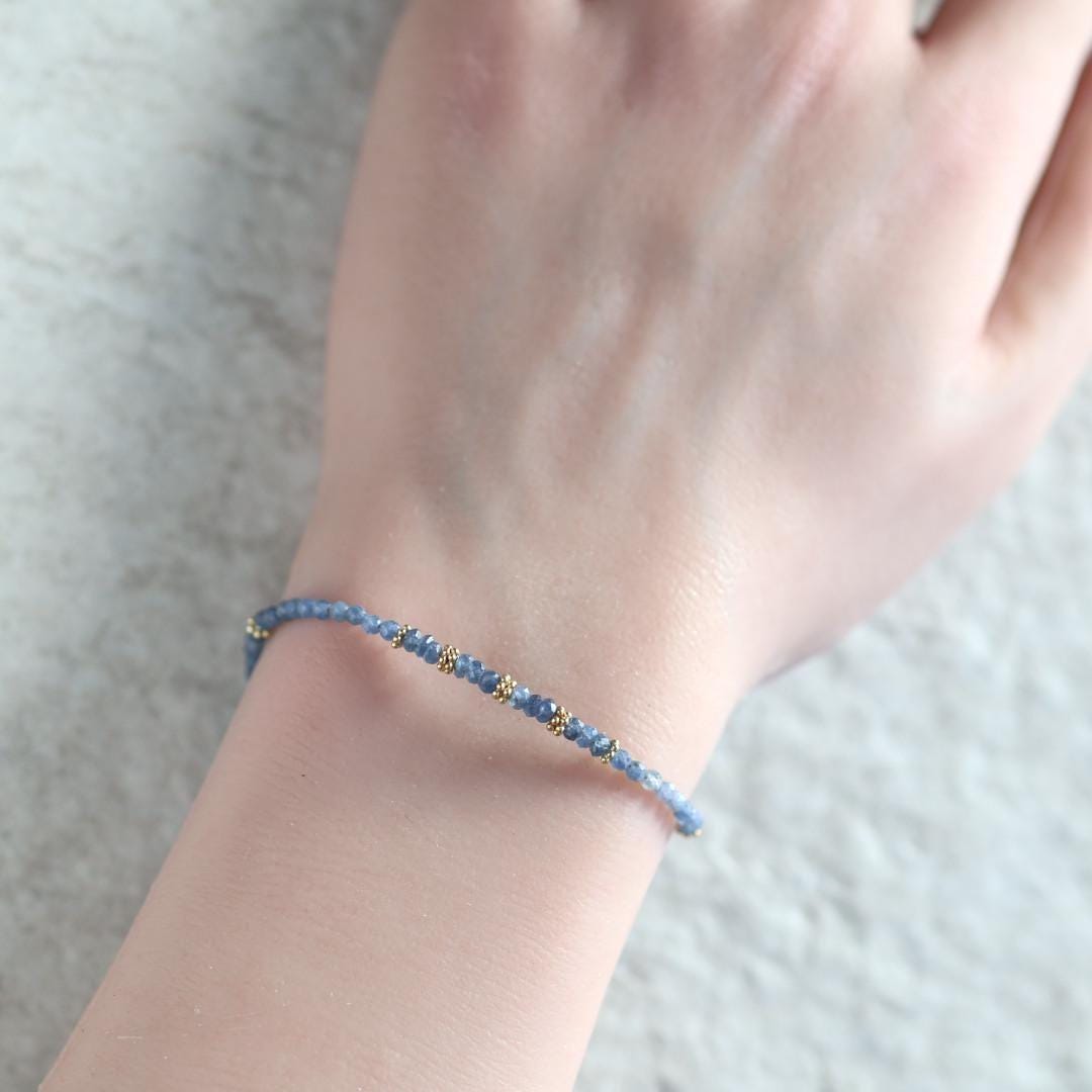 Tiny Blue Sapphire Bracelet