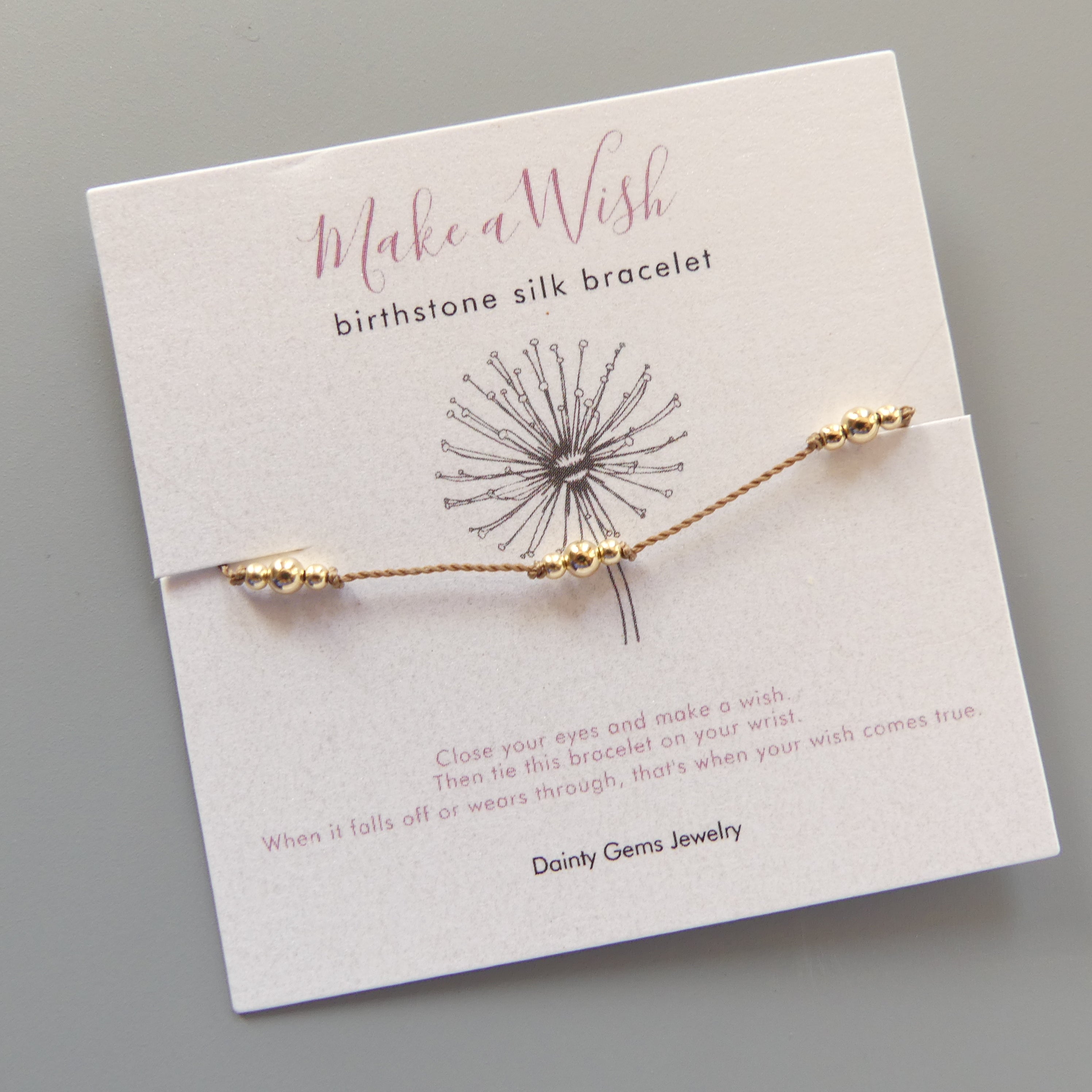 Tiny Gold Filled Beaded Bracelet Silk Cord Wish Bracelet Dainty Minimalist Jewelry Friendship Bracelet Stacking Birthday Gift for Women