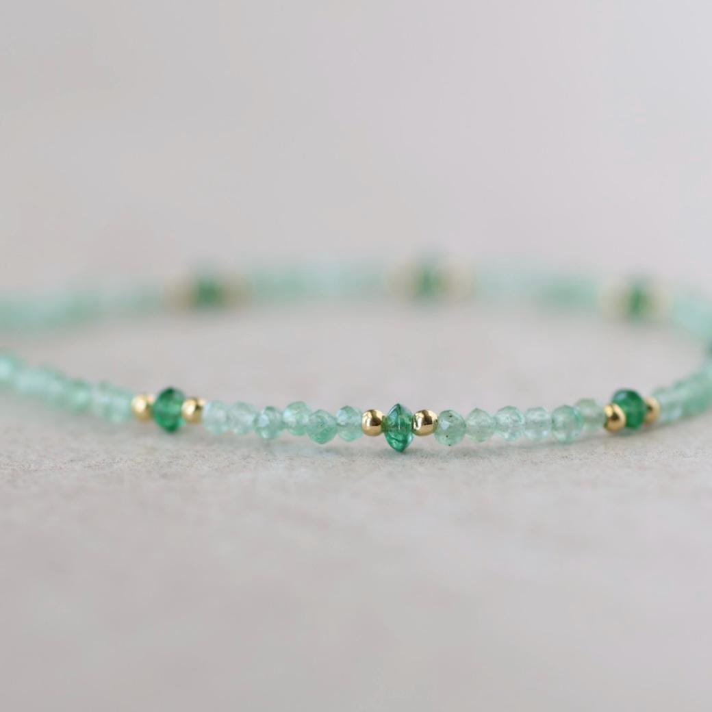 Tiny Green Aventurine Bracelet