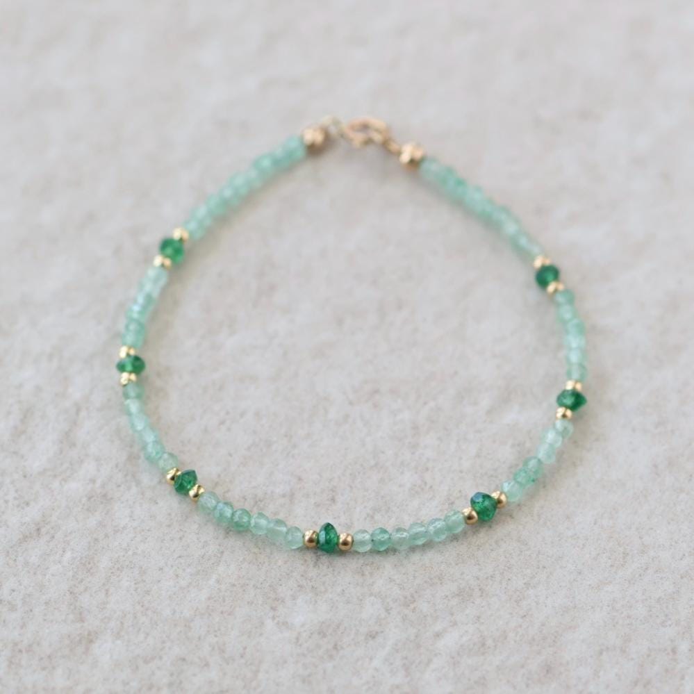 Tiny Green Aventurine Bracelet