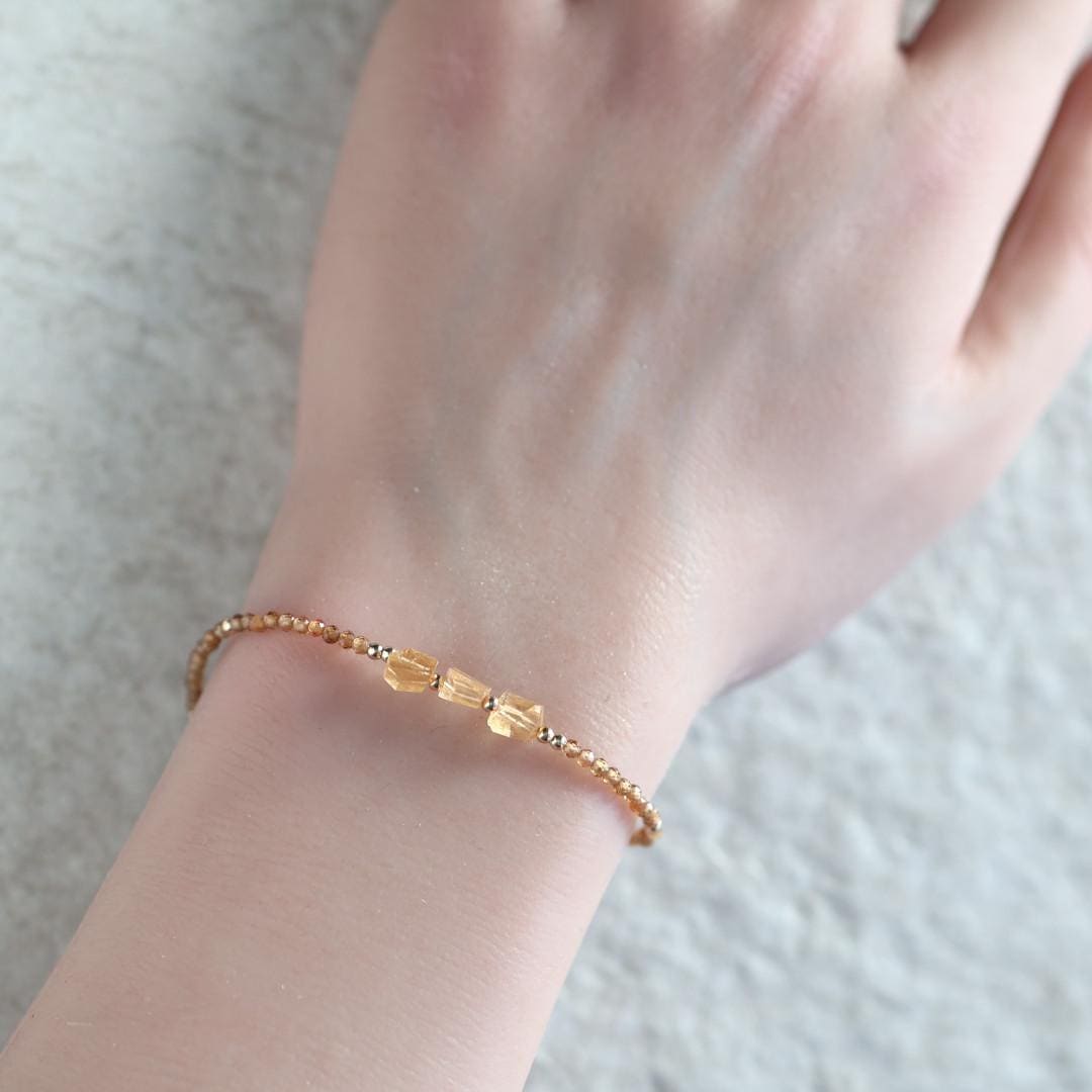 Tiny Imperial Topaz Bracelet