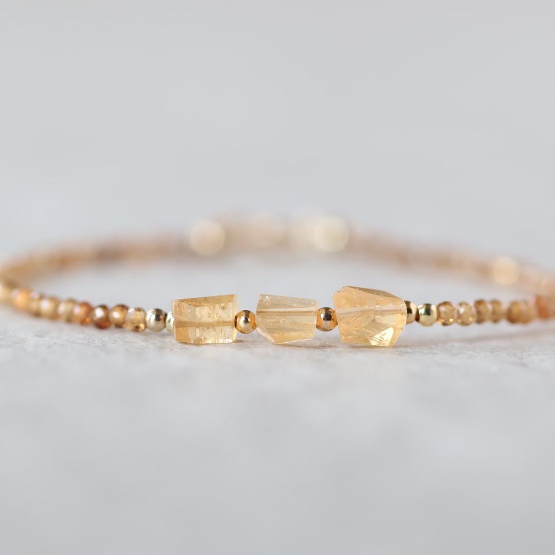 Tiny Imperial Topaz Bracelet