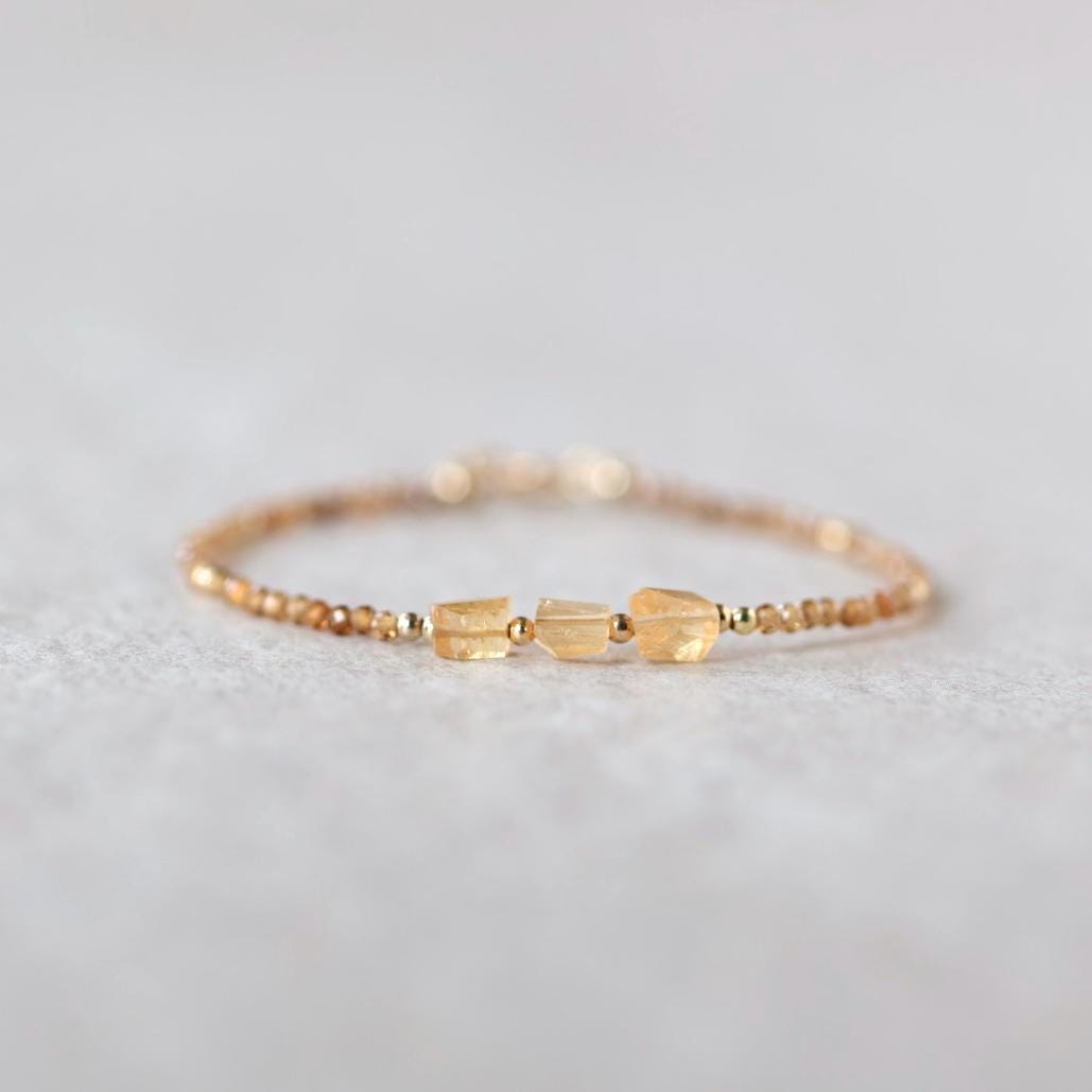 Tiny Imperial Topaz Bracelet