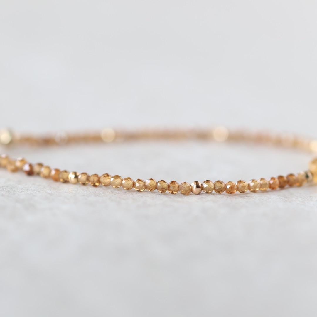 Tiny Imperial Topaz Bracelet