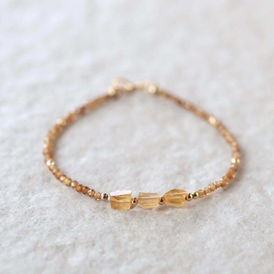 Tiny Imperial Topaz Bracelet