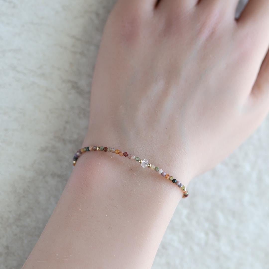 Tiny Indian Agate Bracelet