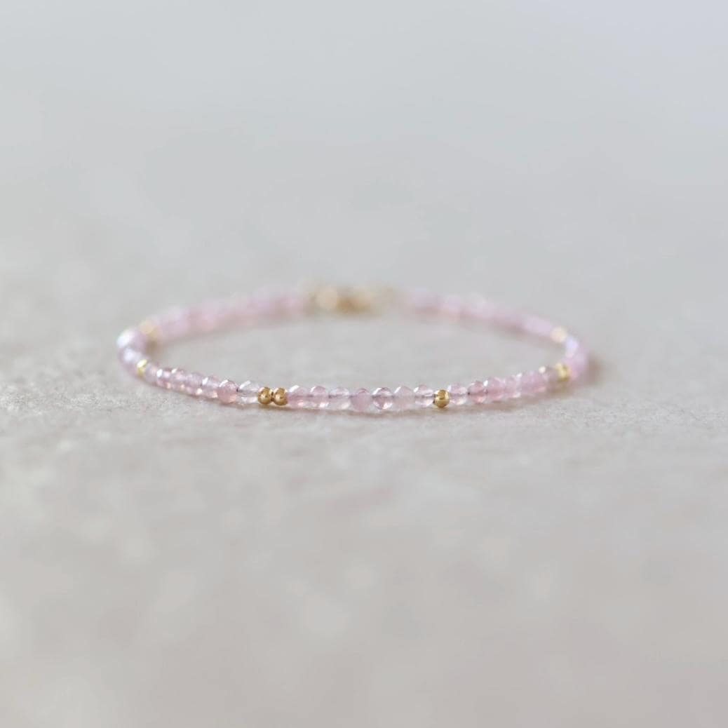 Tiny Rose Quartz Bracelet