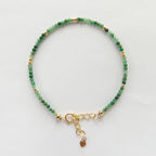 Natural Jade Bracelet Dainty Beaded Bracelet Pale Green Gemstone Minimalist Jewelry Everyday Bracelet Gift Birthday Present Mom Bridesmaid