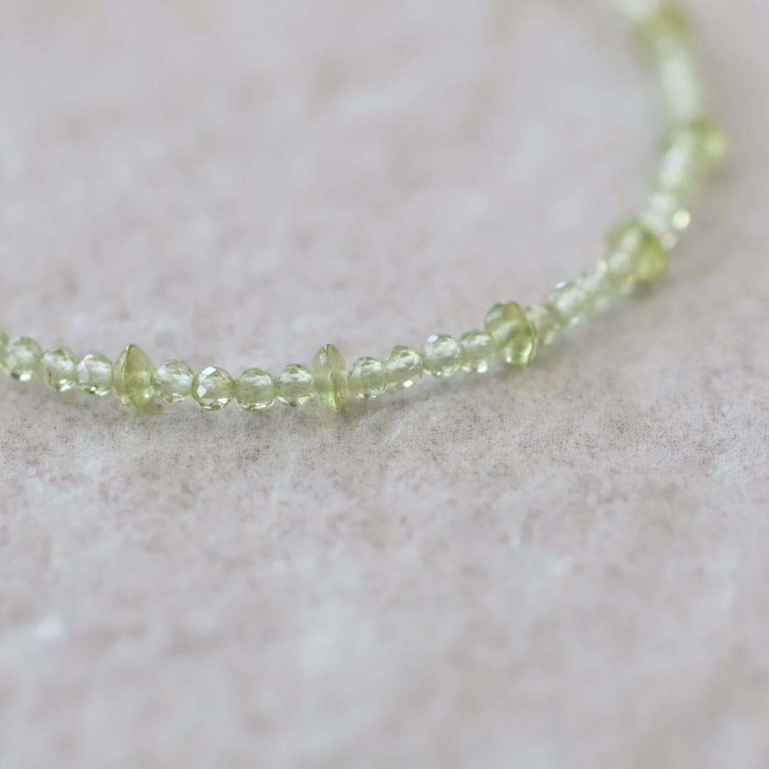 Tiny Peridot Bracelet