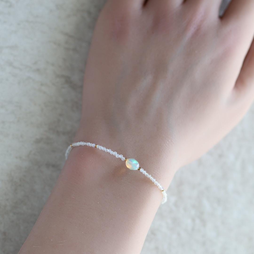 Tiny Ethiopian Opal Bracelet